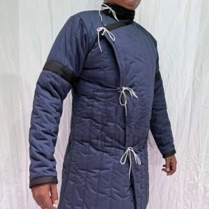 Medieval Padded Armor Full Lenght Sleeveless Gambeson | Medieval Arthur Long Gambeson | Medieval Armor SCA & LARP Costume