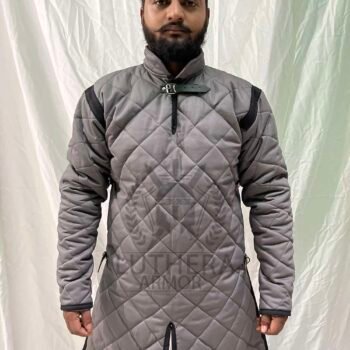 Medieval Padded Gambeson Dark Gray for Renfaire Gifts