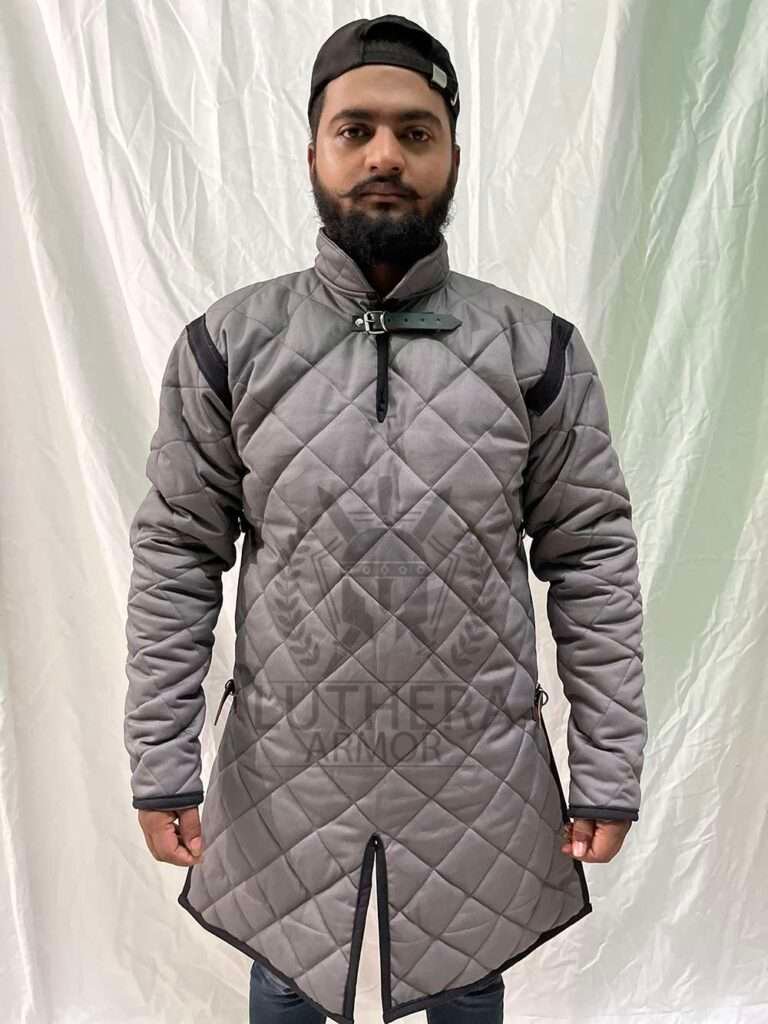 Medieval Gambeson | Padded Gambeson |Fighting Gambeson | SCA Larp Gambeson For Theatre Costume