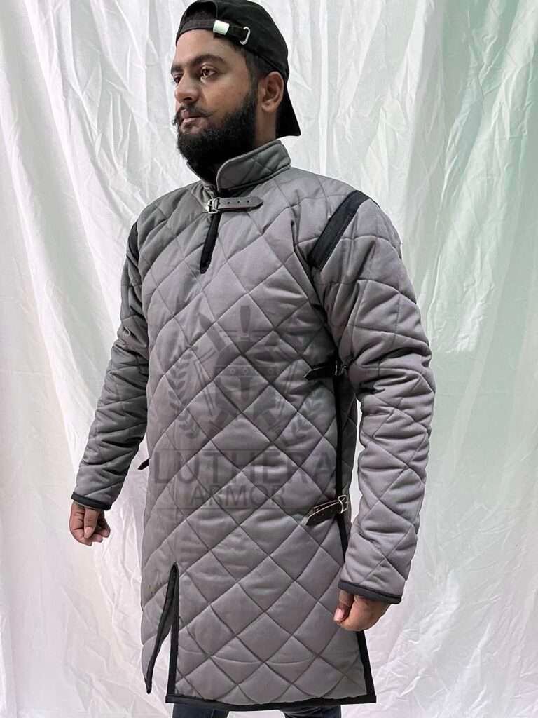 Medieval Gambeson | Padded Gambeson |Fighting Gambeson | SCA Larp Gambeson For Theatre Costume