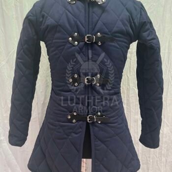 Medieval Cotton Padded Gambeson Full Sleeve Larp Costume