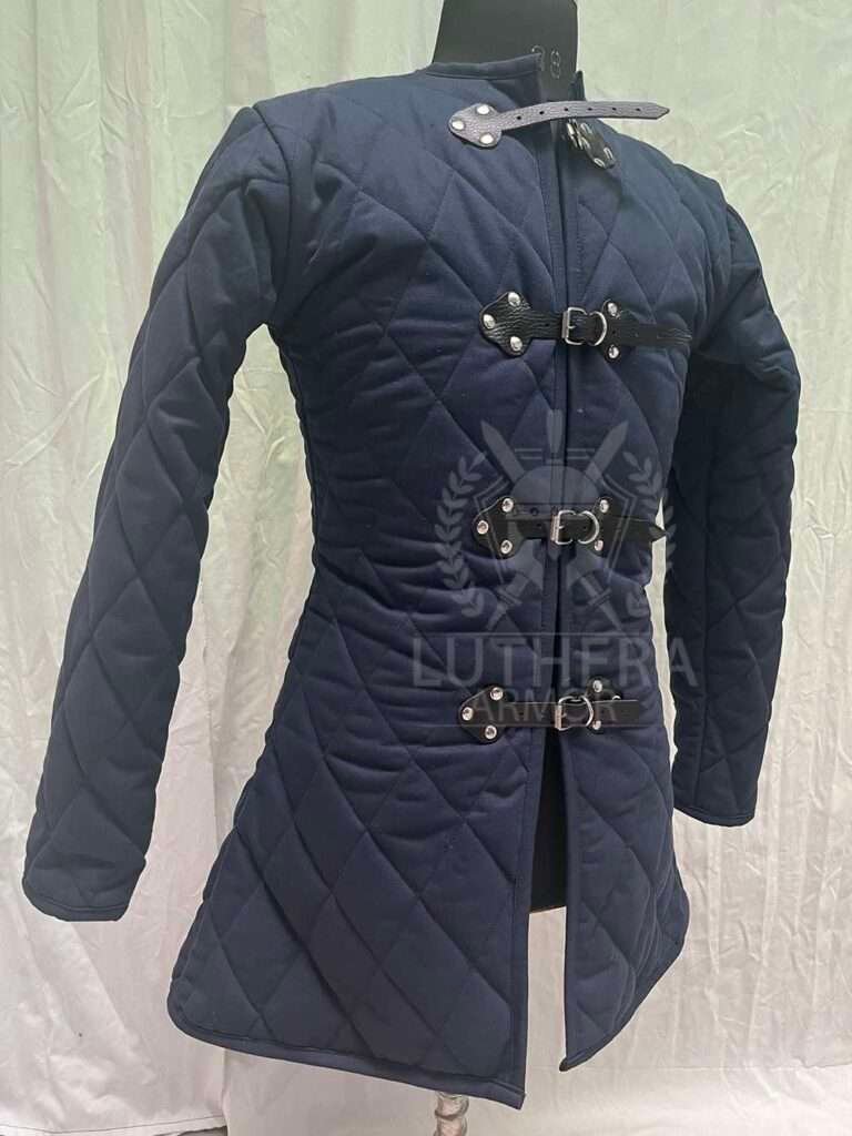 Medieval Blue Gambeson | Padded Gambeson