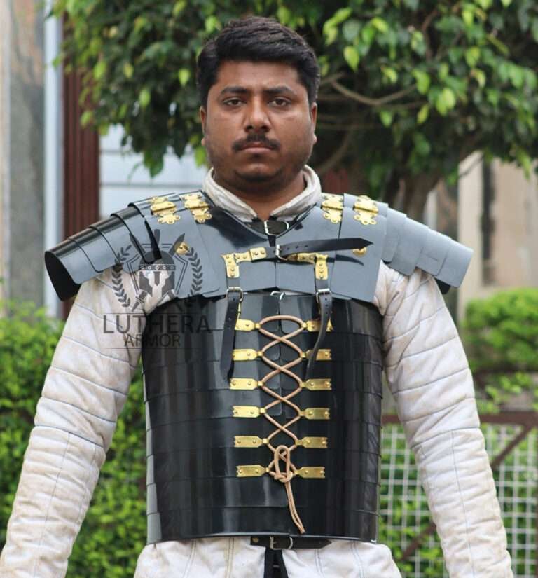 Roman Lorica Segmentata - Black Finish