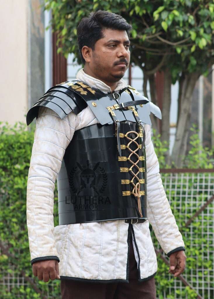 Roman Lorica Segmentata – Black Finish