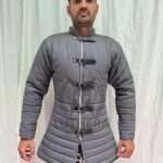 Medieval Padded Gambeson Dark Gray For SCA