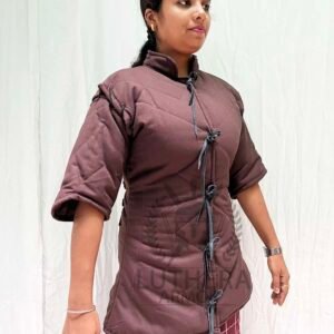 Medieval Thick Padded Female Gambeson | Medieval Female Armor | Quilted Gambeson