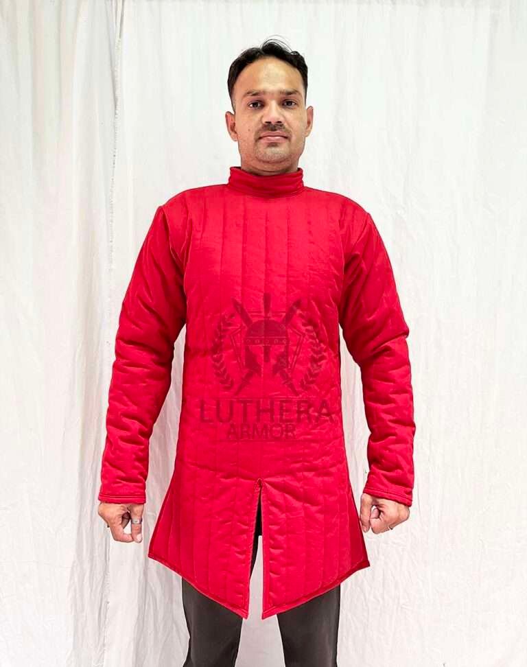 Medieval Armor Reenactment Padded Gambeson | Armor Gambeson Full Sleeve Reenactment Costume