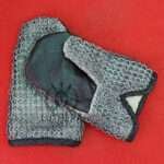 Chainmail Gloves - 9MM Flat Ring With Alternating Solid Ring Dome Riveted