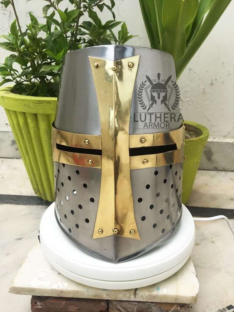 Medieval Crusader Helmet Templar Knight Helmet