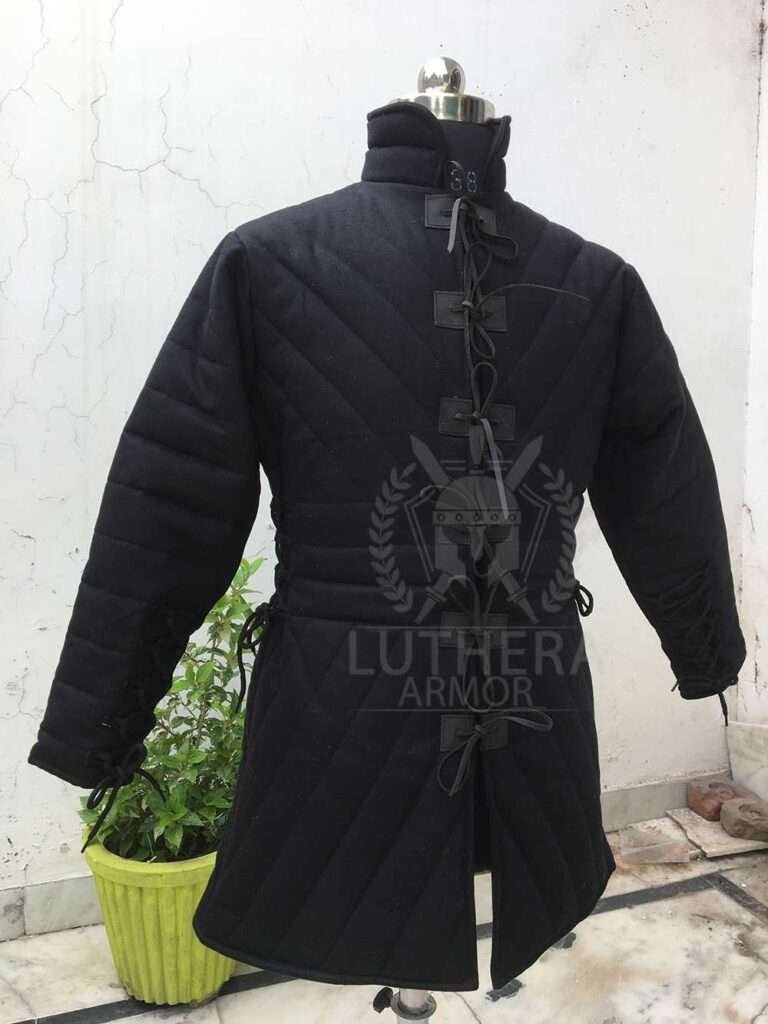 Quilted Gambeson Cotton Padded For Larp Events