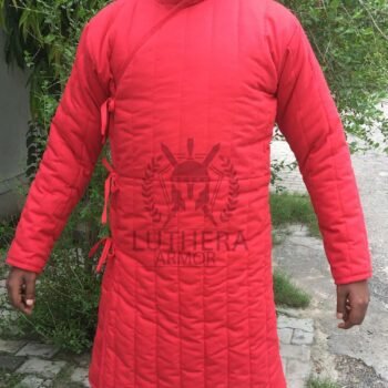 Medieval Padded Gambeson Long Jacket full sleeve