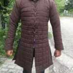 Medieval Padded gambeson Brown For Sca Larp