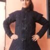 Female Black Gambeson | Ladies Gambeson For Medieval Events |Medieval Costume Gambeson - Image 4