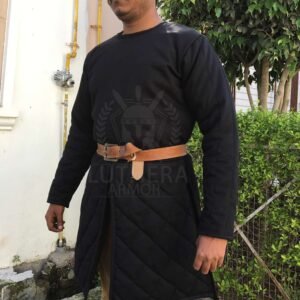 Long Knight gambeson of the XI-XV centuries | Renaissance gambeson for LARP|Italian Padded armor