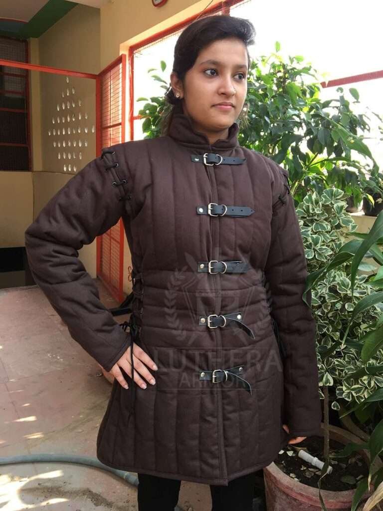 Renfaire Female Brown Gambeson