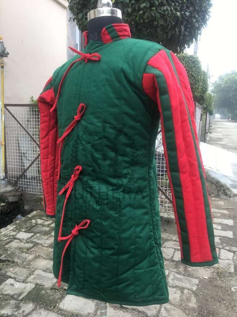 Quilted Gambeson Cotton Padded For Renfaire Event