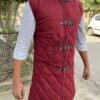Medieval Padded Armor Full Lenght Sleeveless Gambeson | Medieval Arthur Long Gambeson | Medieval Armor - Image 2