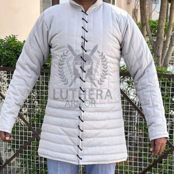 Medieval Padded Gambeson Full Sleeves For Reenactment