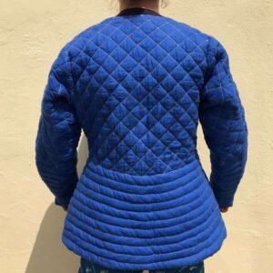 Blue Thick Padded Gambeson | medieval Gambeson for SCA Costumes