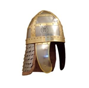 Sarmatian spangen helmet with neckguard
