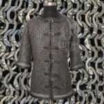 Titanium Chainmail Haubergeon 9mm Flat Ring Riveted Rust Free Light Weight