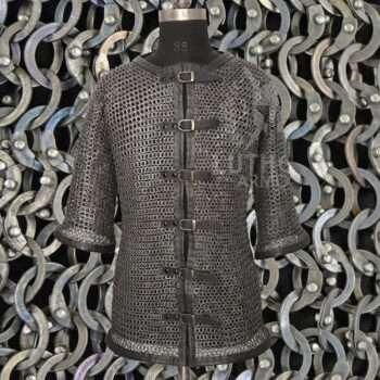 Titanium Chainmail Haubergeon 9mm Flat Ring Riveted Rust Free Light Weight