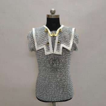 Aluminium Chainmail Lorica Hamata 9mm Round Ring Riveted Washer Roman Armor