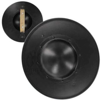 Archers Combat Buckler Shield 14 Gauge Steel Black