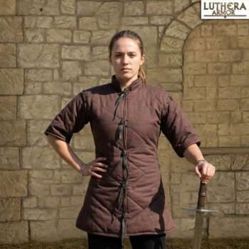 Medieval Padded Gambeson Detachable Sleeve