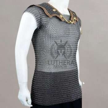 10MM Butted Chainmail Lorica hamata Round Ring Mild Steel