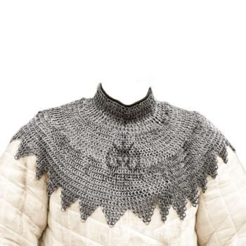 chainmail Aventail 8MM 18 Gauge Flat Ring Riveted with Solid Ring