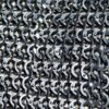 chainmail collar - Mild Steel flat riveted with brass Trim - Image 2