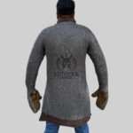 chainmail hauberk with gloves 9mm flat ring rww 1