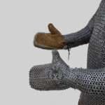 chainmail hauberk with gloves 9mm flat ring rww 1
