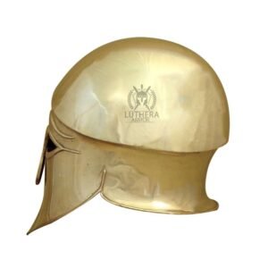 Corinthian helmet type A with decorative eyebrows – brass