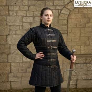 Female Gambeson Black