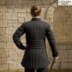female gambeson black 1