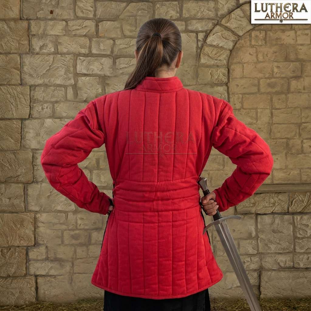 female gambeson red 2
