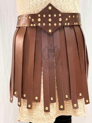 Roman Leather Skirt