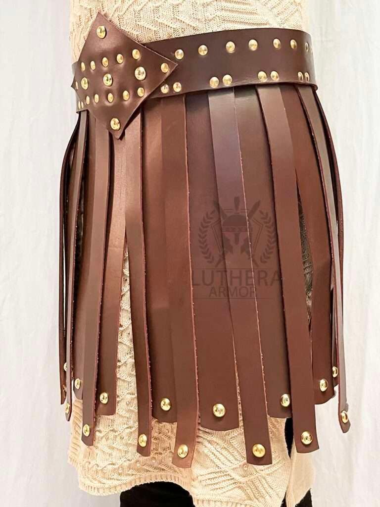 Roman Leather Skirt