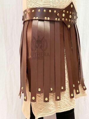 Roman Leather Skirt - Image 3