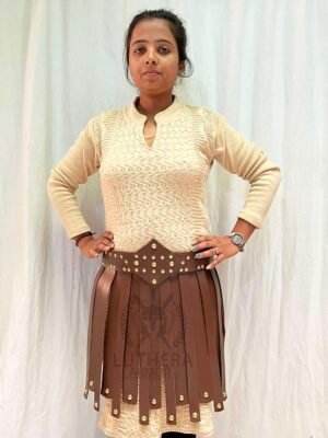 Roman Leather Skirt - Image 5