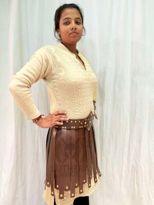 Roman Leather Skirt - Image 7