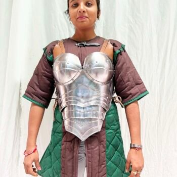 Medieval female warrior Breastplate Armor 1.2MM Steel