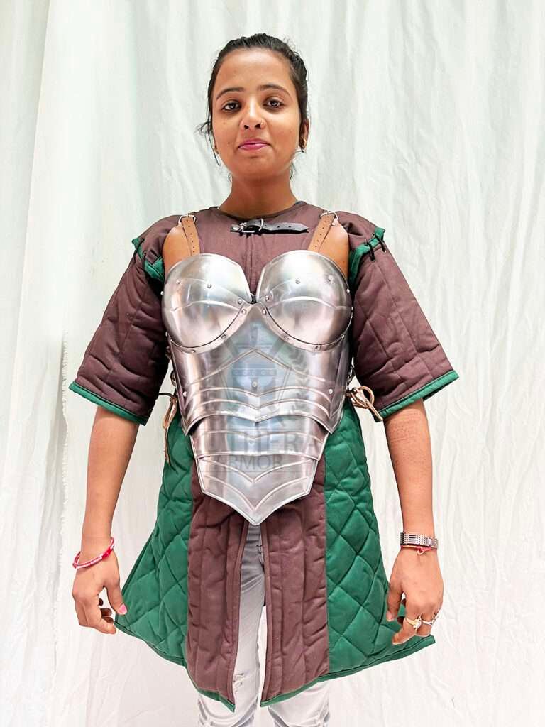 Medieval female warrior Breastplate Armor 1.2MM Steel