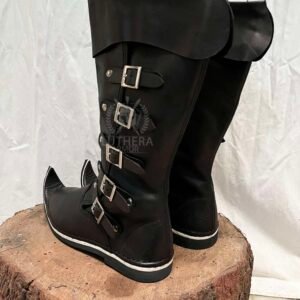 Medieval Pirate Buckle Boot