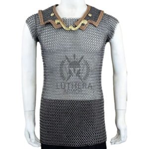 Roman Lorica Butted hamata 10MM Chainmail Mild Steel | medieval hamata | medieval lorica hamata - Image 4