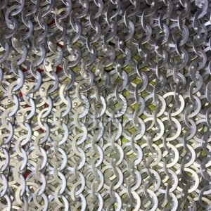 Roman Lorica Hamata 10MM-16Gauge Chainmail |Flat Riveted Light Weight hamata special Gift woman Aluminum