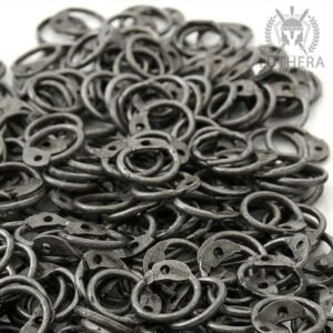 Chainmail Loose Rings – Mild Steel Round Ring Dome Riveted