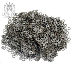 Chainmail Loose Rings – Mild Steel Flat Rings Dome Riveted